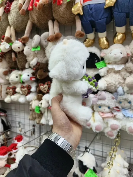 Мягкая игрушка барашка из качественного материала — фото 6
