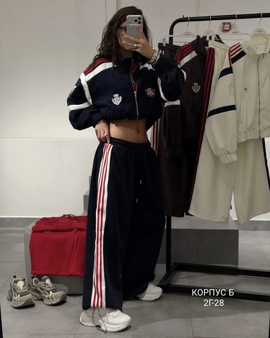 Костюм Oversize Sport Chic Красный — фото 4