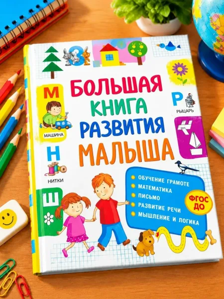 Книга развития малыша, твердый переплет — фото 1