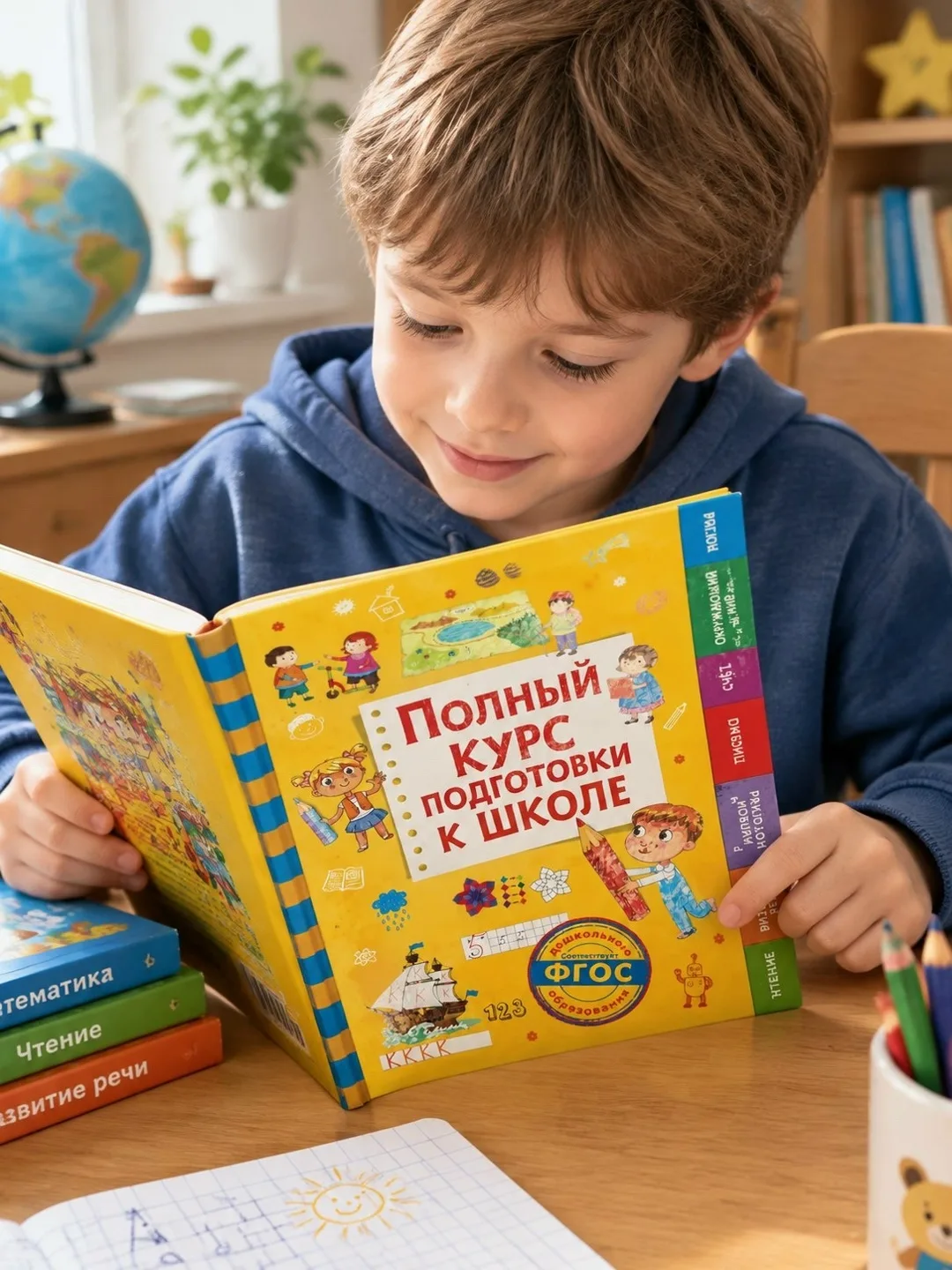 Книга Полный курс подготовки к школе твердый переплет — фото 2