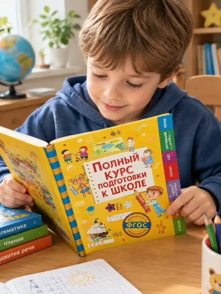 Книга Полный курс подготовки к школе твердый переплет — фото 4