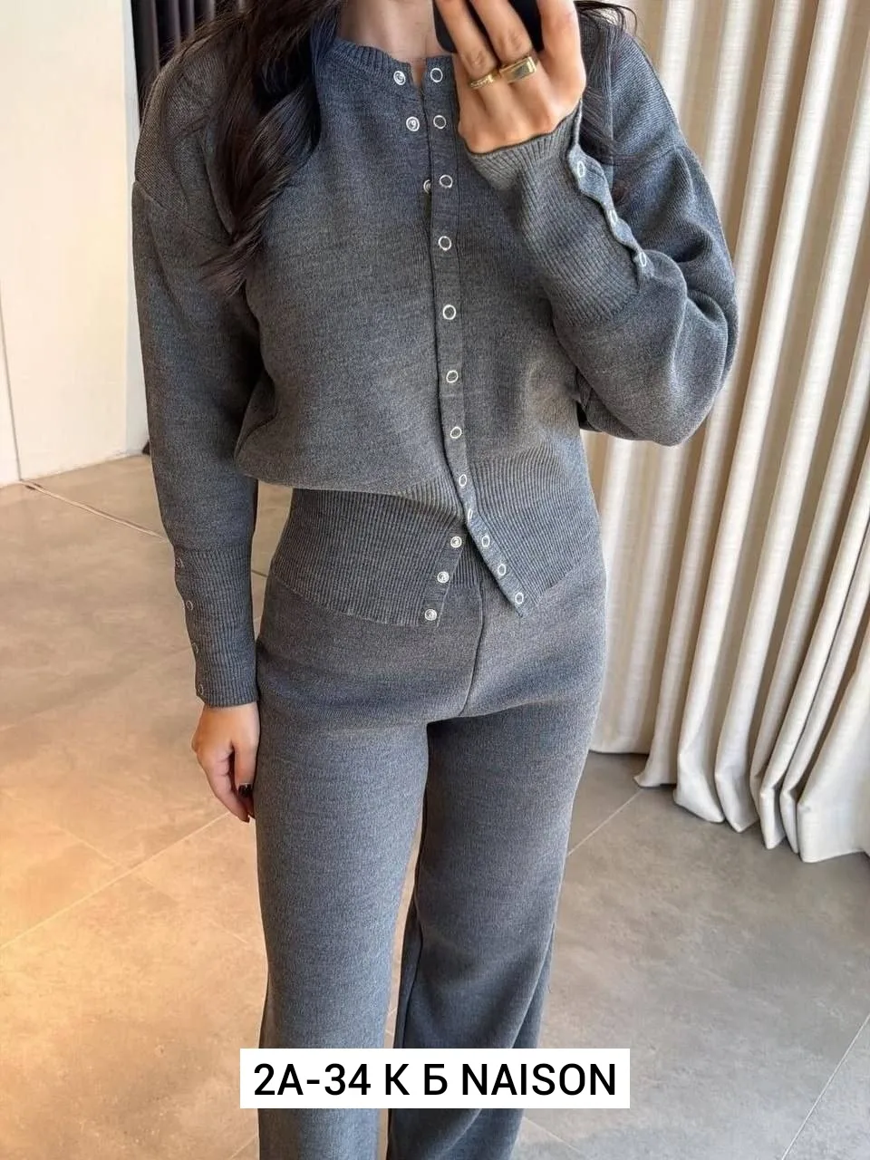 Костюм двойка из трикотажа лапша Трикотаж лапша — фото 5