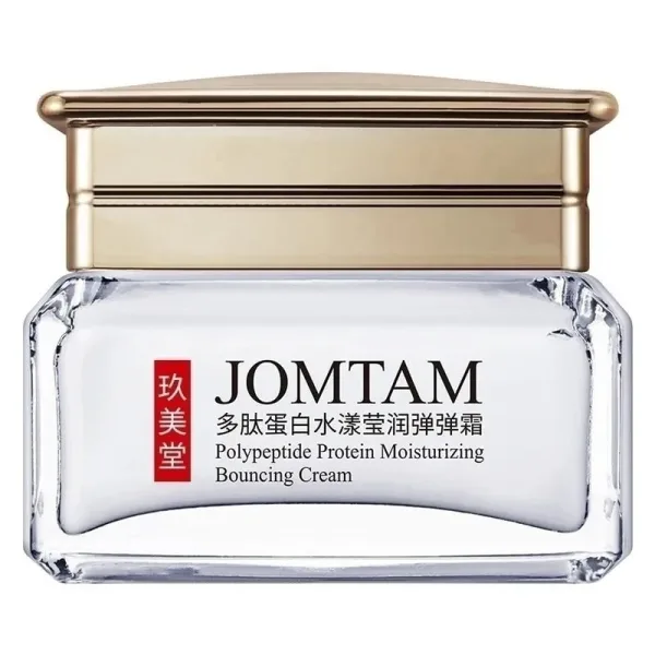Омолаживающий пептидный крем с витамином Е и гиалуроновой кислотой Jomtam Polypeptide Protein Moisturizing Bouncing Crea — фото 7