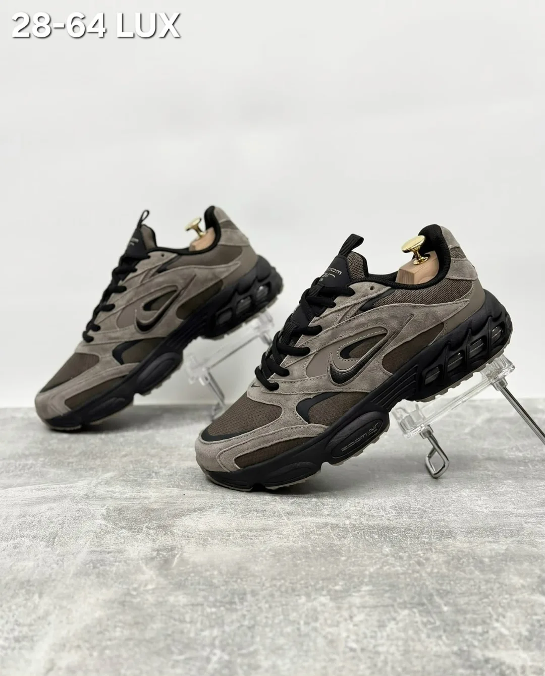 Кроссовки мужские NIKE из натуральной замши — фото 2