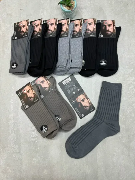 Носки мужские из шерсти мериноса — фото 2