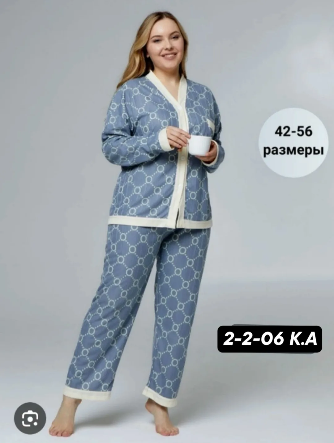Пижама женская хлопок — фото 2