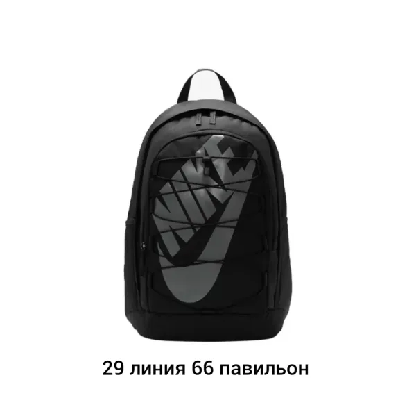 Городской рюкзак из ткани для мужчин и женщин Чёрный — фото 1