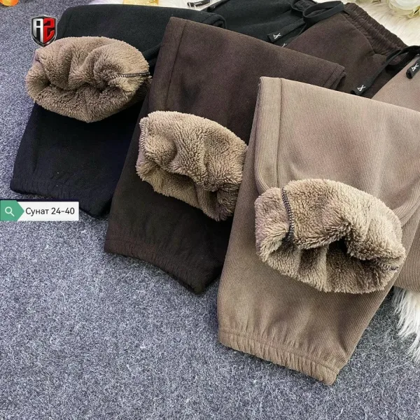 Vip Зимние Брюки Из Вельвета — фото 1