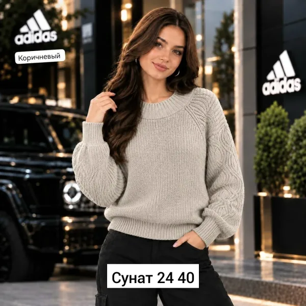 Однотонный джемпер из натурального кашемира — фото 3