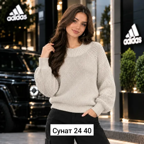 Однотонный джемпер из натурального кашемира — фото 6