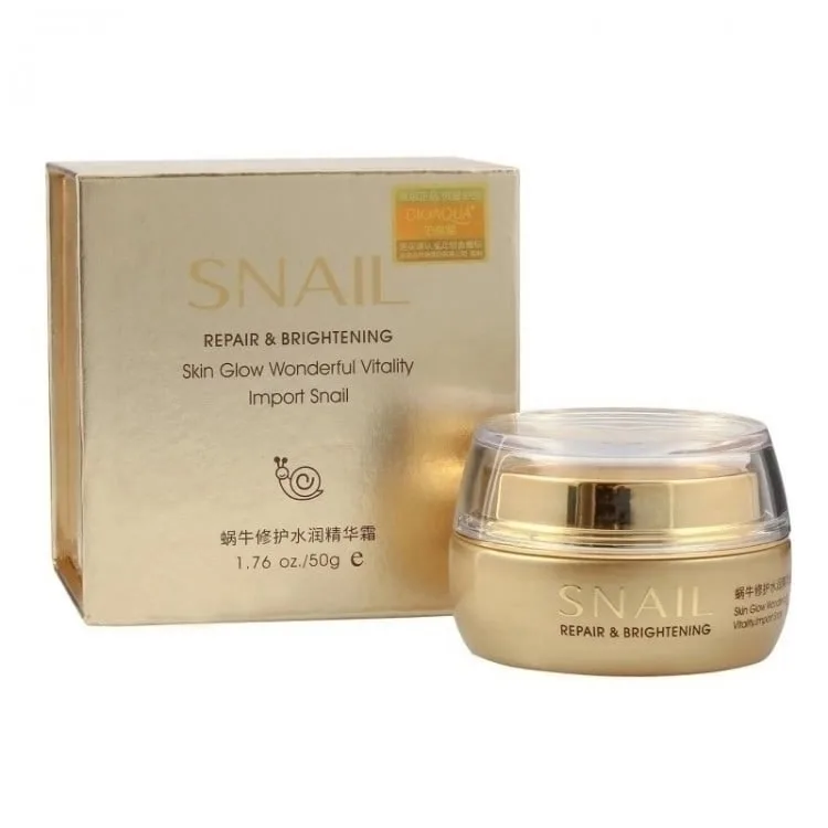 Крем для лица Bioaqua Snail Repair & Brightening с муцином улитки — фото 4