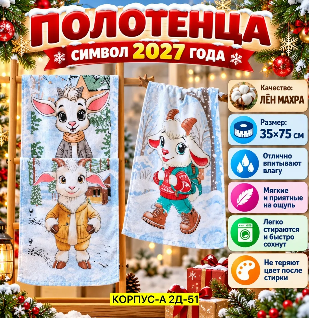Мягкое полотенце из хлопка — фото 2