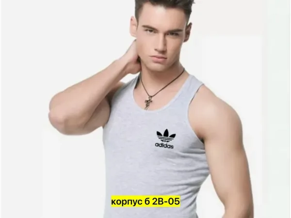 Майка для мужчин из натурального хлопка — фото 7