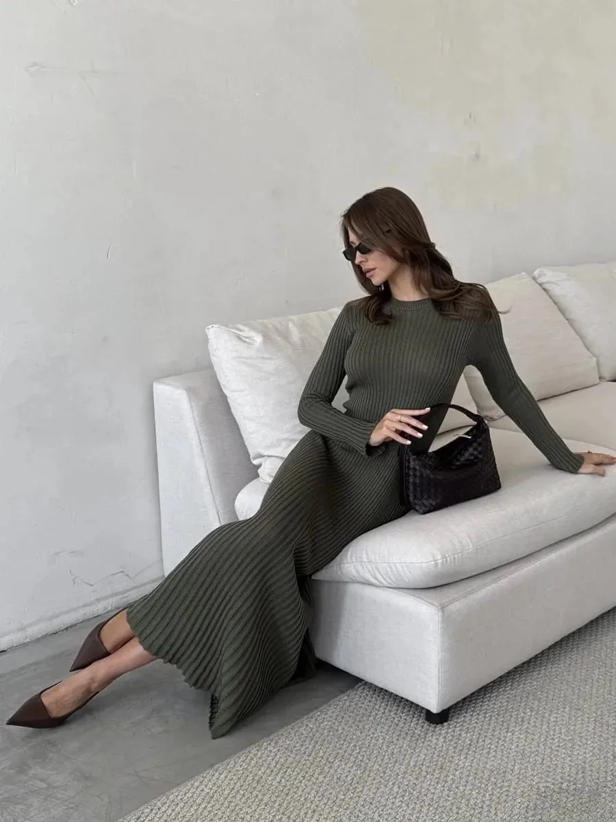 Платье из смесового материала (50 хлопок — фото 6