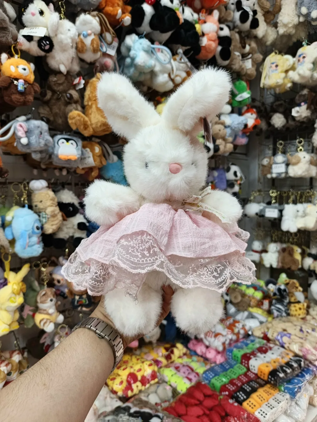 Мягкая игрушка зайчик из высококачественного материала — фото 1