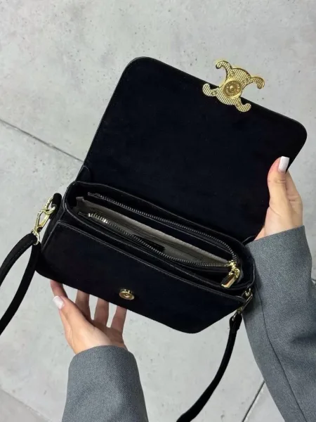 Сумка Celine из искусственной замши — фото 8