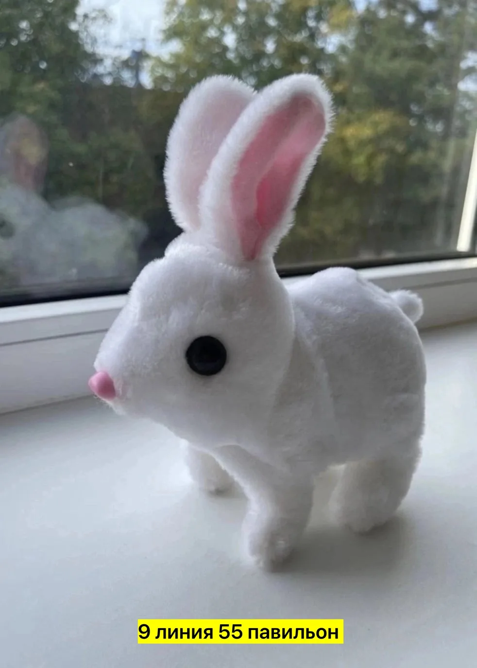 Интерактивная игрушка кролик из пластика с движущимися ушами — фото 5
