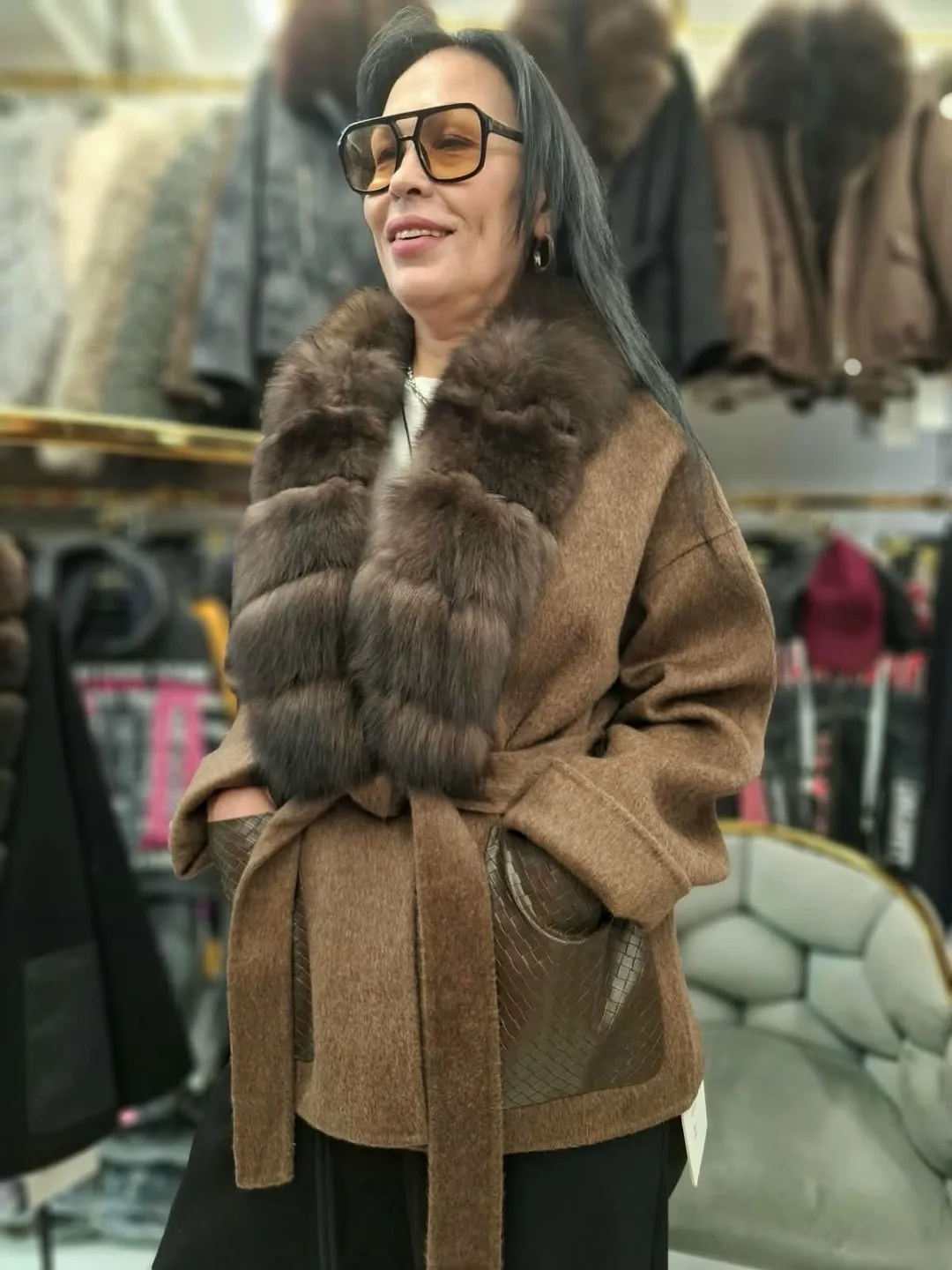 Пальто из натуральной шерсти с добавлением кашемира — фото 1