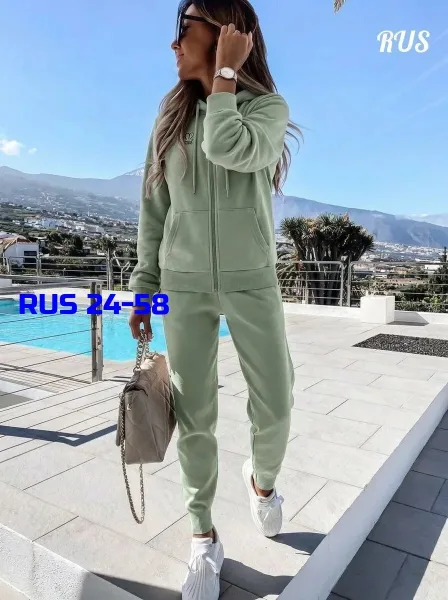 Спортивный костюм-двойка из плотной двунитки плотная двунитка — фото 3