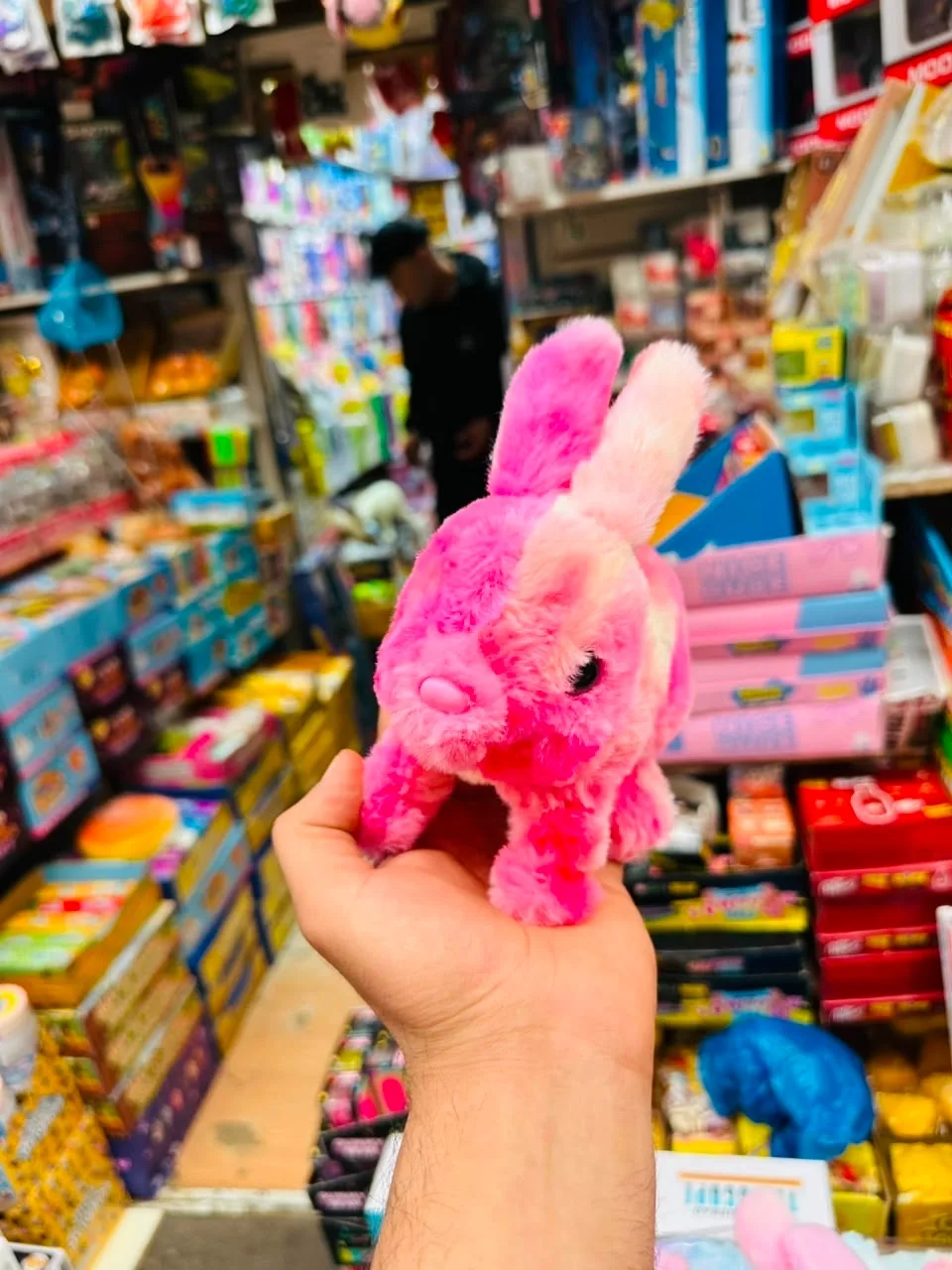 Игрушка-зайчик на батарейках с движением и звуком — фото 5