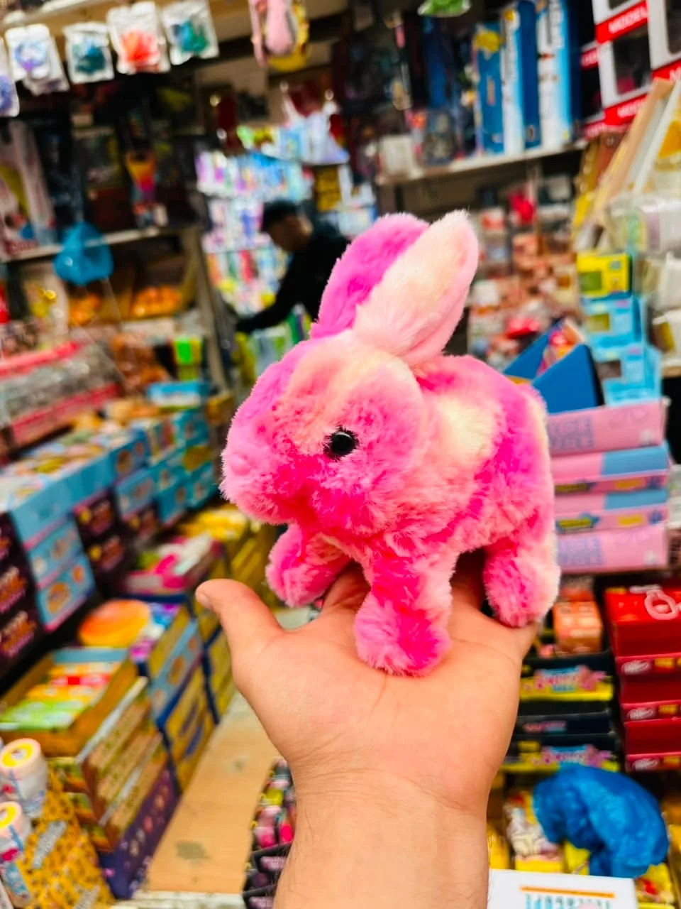 Игрушка-зайчик на батарейках с движением и звуком — фото 11