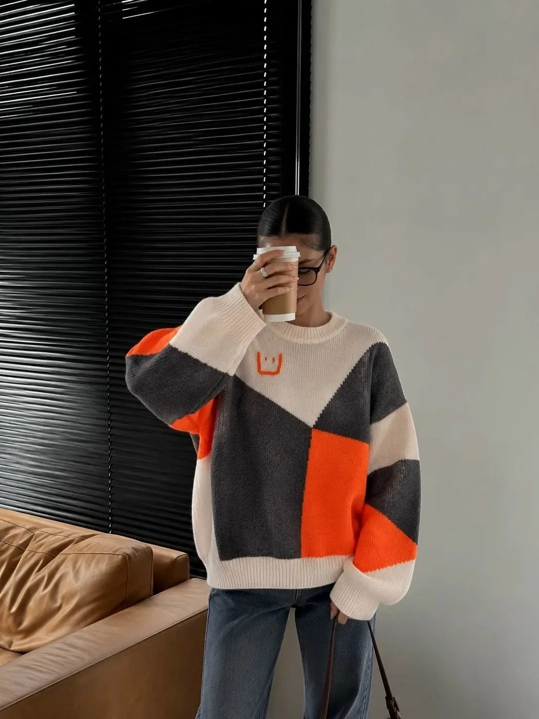 Свитер Oversize из турецкой вязки Турецкая Вязка — фото 5