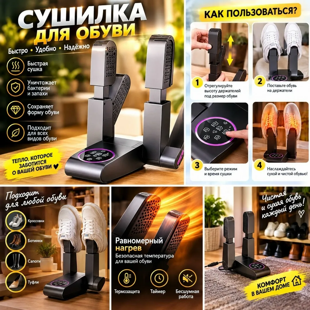 Массажер Для кроссовок, ботинок и другой обуви