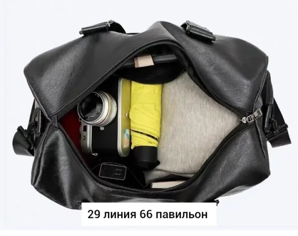 Спортивная сумка из эко-кожи — фото 1