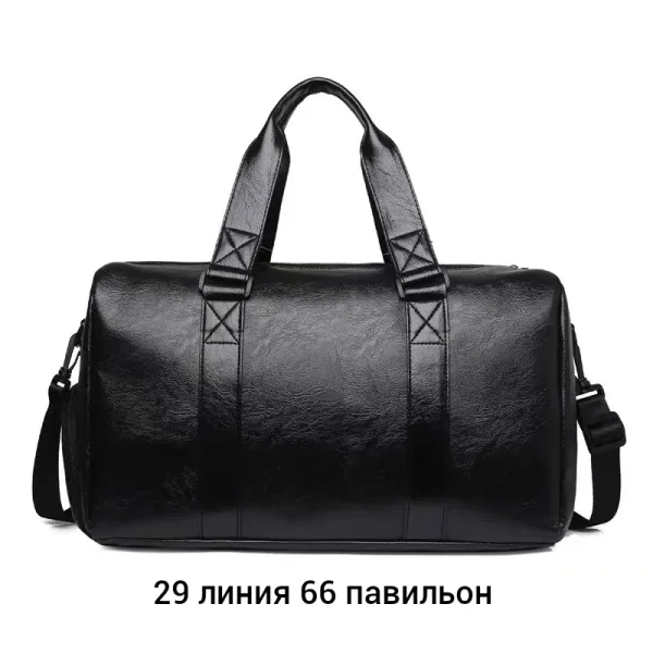 Спортивная сумка из эко-кожи — фото 4
