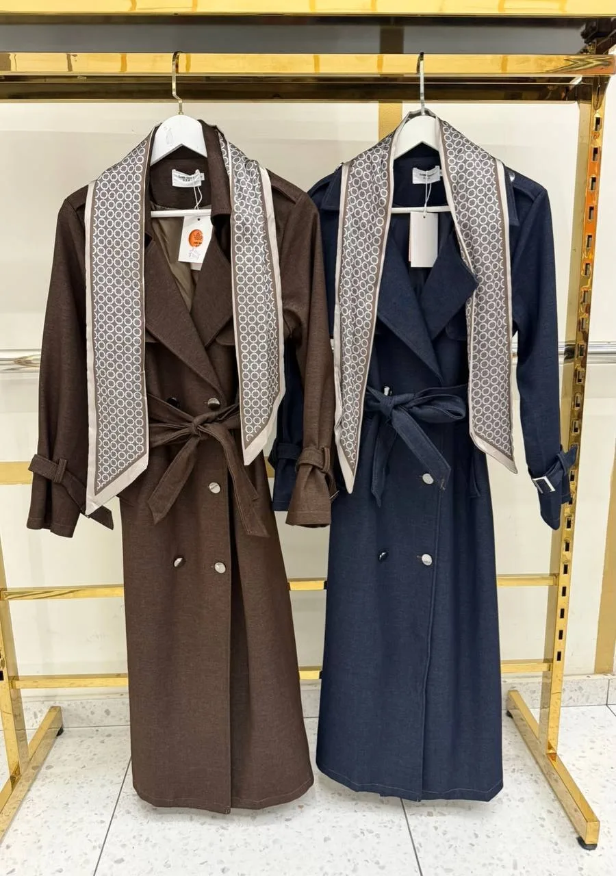 Пальто Sale Производства Китай, джинс — фото 3