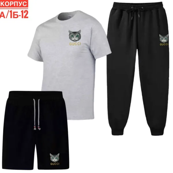 Костюм тройка для мужчин из натурального хлопка — фото 5