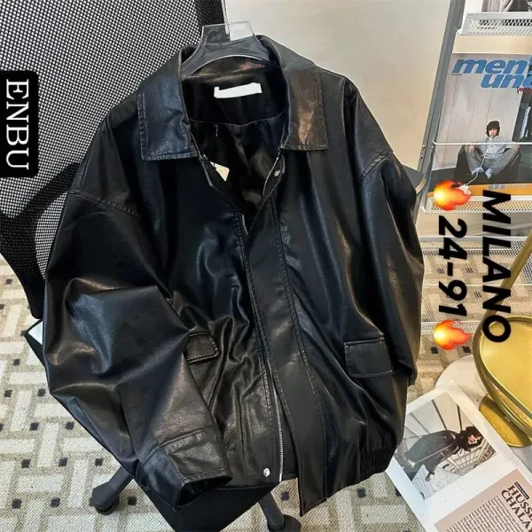 Куртка из эко-кожи — фото 5