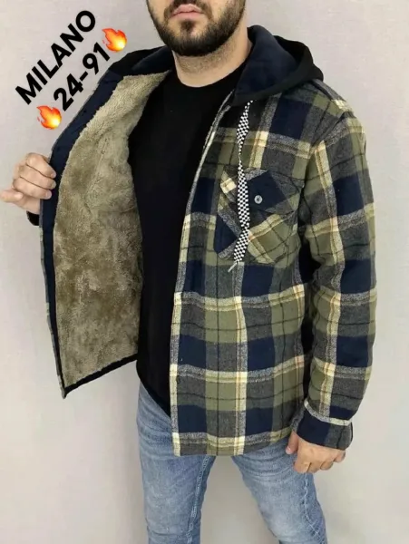 Мужская рубашка из натурального кашемира — фото 4