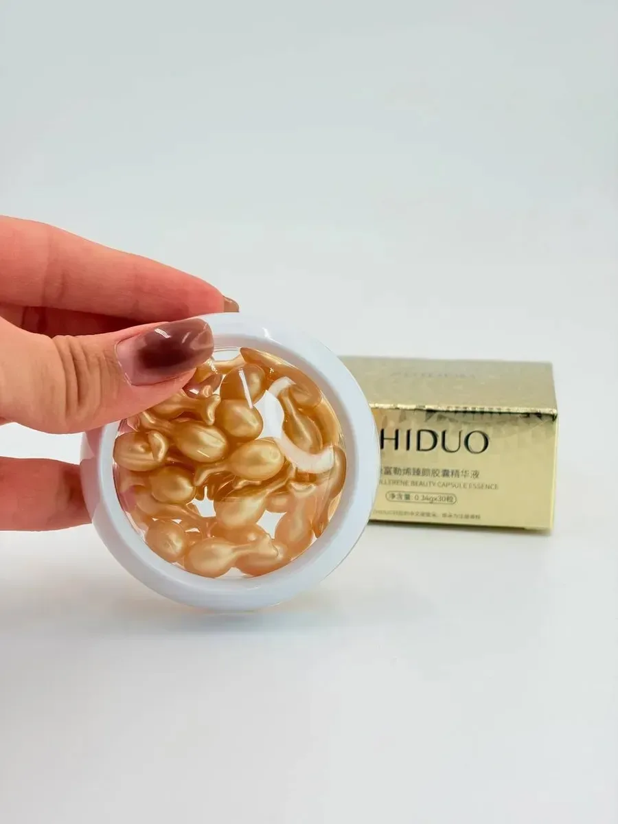 ZHIDUO, сыворотка для лица с плацентой антивозрастной уход 30 капсул — фото 4