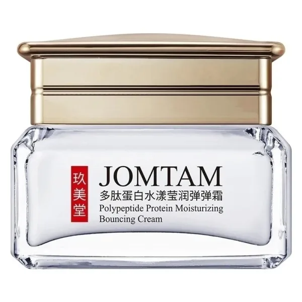 Омолаживающий пептидный крем с витамином Е и гиалуроновой кислотой Jomtam Polypeptide Protein Moisturizing Bouncing Crea — фото 5