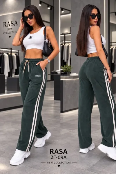 Брюки женские из микровельвета — фото 3