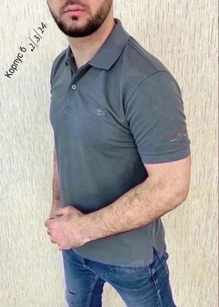 Футболка поло Lacoste — фото 12