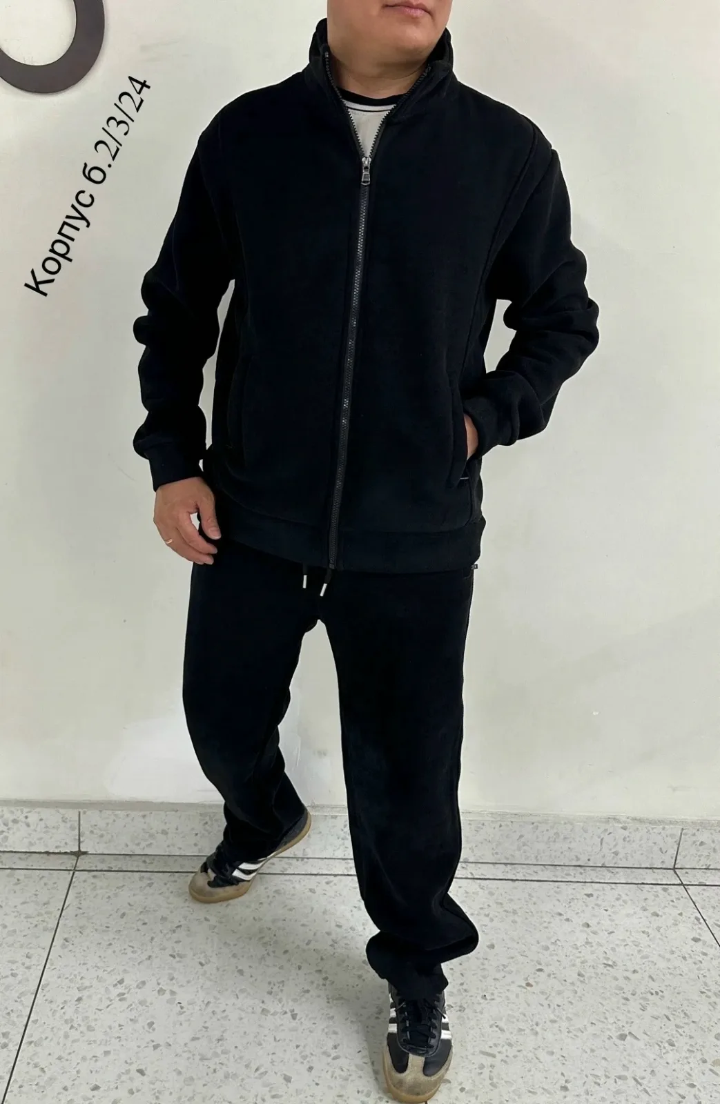 СПОРТИВНЫЙ КОСТЮМ тёплый на флисе — фото 6