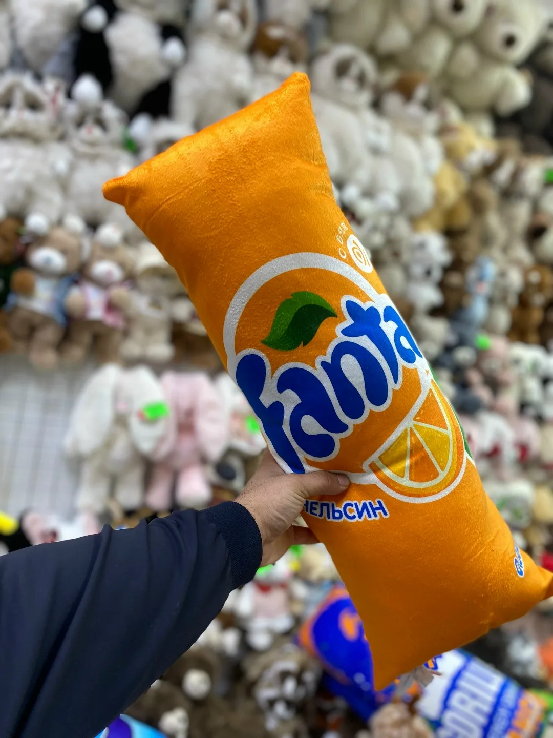 Мягкая игрушка подушка напиток для дакимакура и сна — фото 6