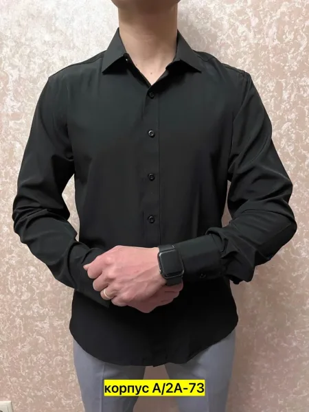 Рубашка мужская из хлопка — фото 1