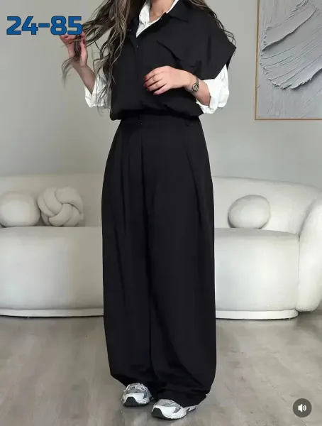 Стильная тройка в стиле casual chic — комфорт и тренд в одном образе — фото 7