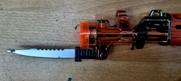 Игрушечная винтовка АК-47 со световыми, звуковыми эффектами и эффектом дыма — фото 17