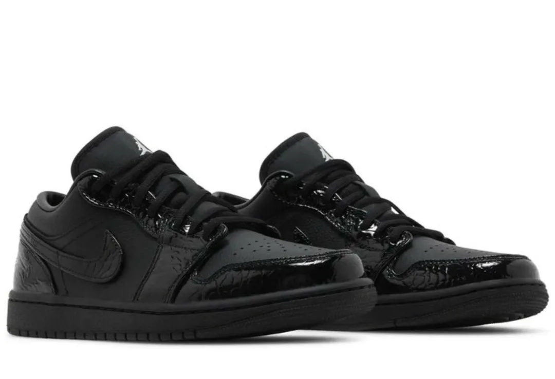 Air Jordan 1 Low AJ1 Кроссовки Чёрный — фото 2