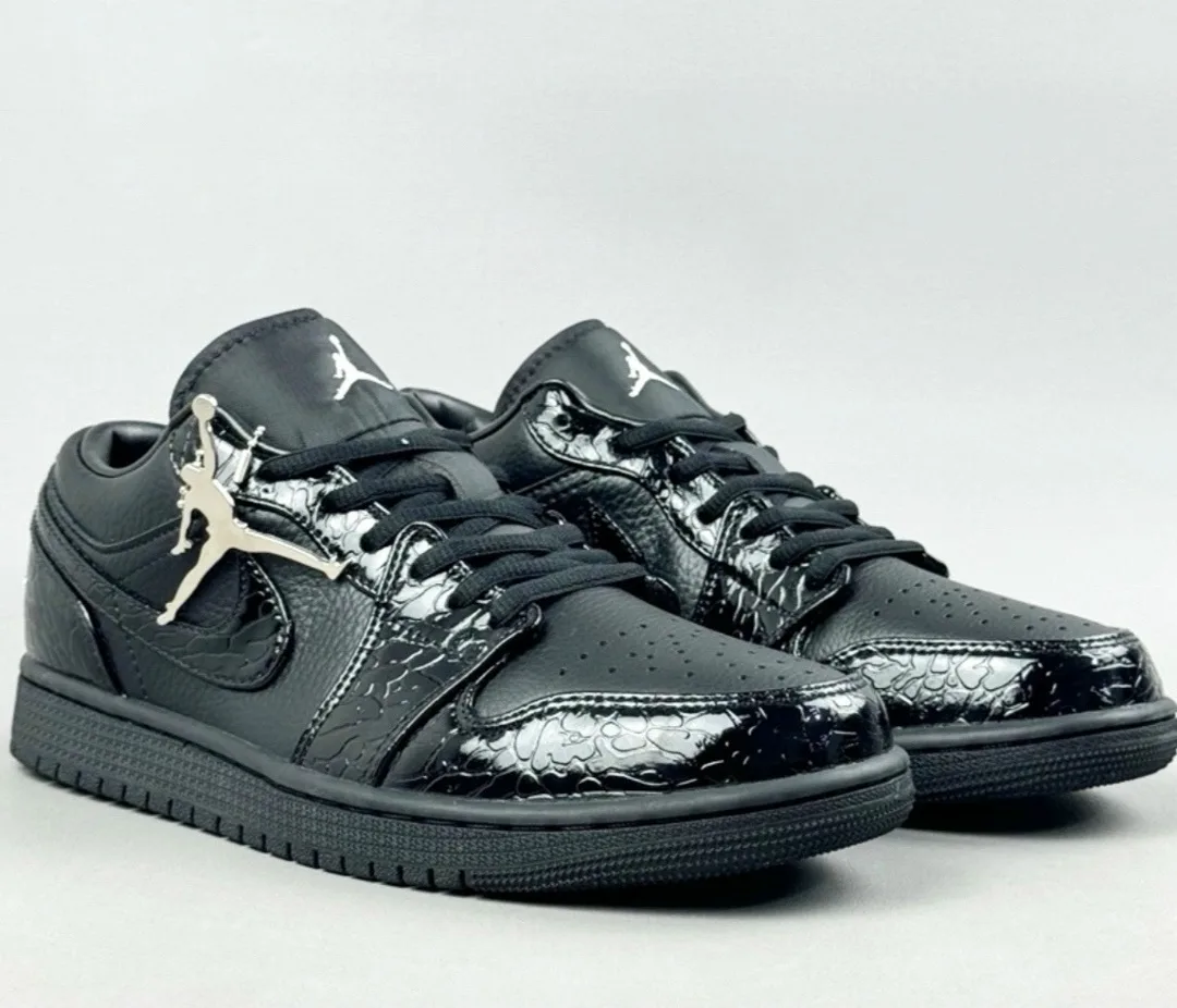 Air Jordan 1 Low AJ1 Кроссовки Чёрный — фото 7