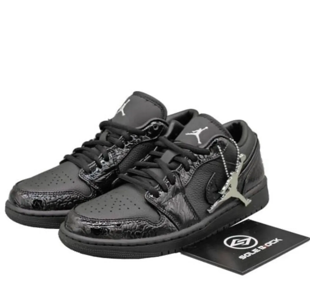 Air Jordan 1 Low AJ1 Кроссовки Чёрный — фото 8