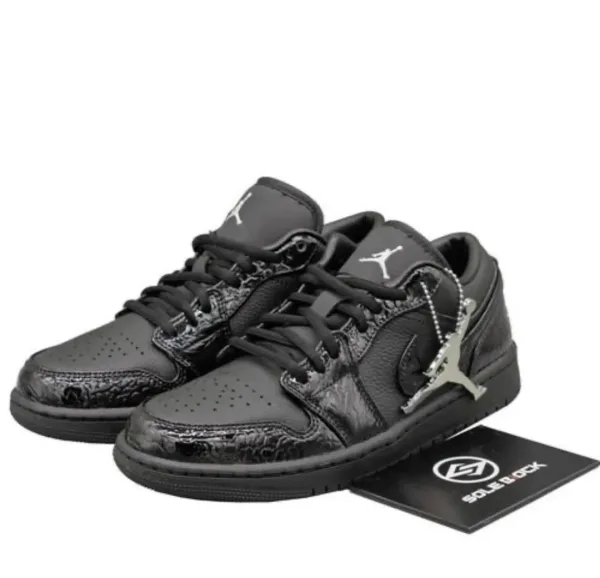 Air Jordan 1 Low AJ1 Кроссовки Чёрный — фото 8