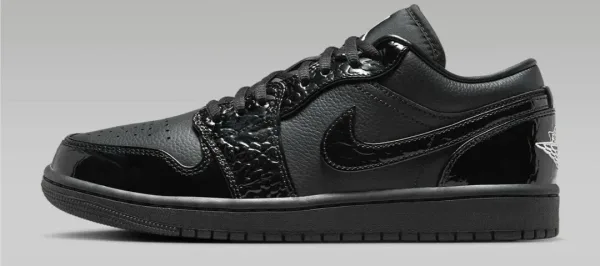 Air Jordan 1 Low AJ1 Кроссовки Чёрный — фото 33