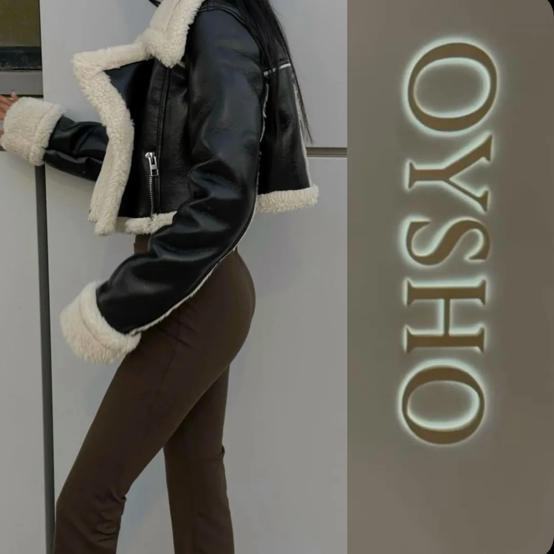 Утепленные леггинсы клеш OYSHO на флисе — фото 5
