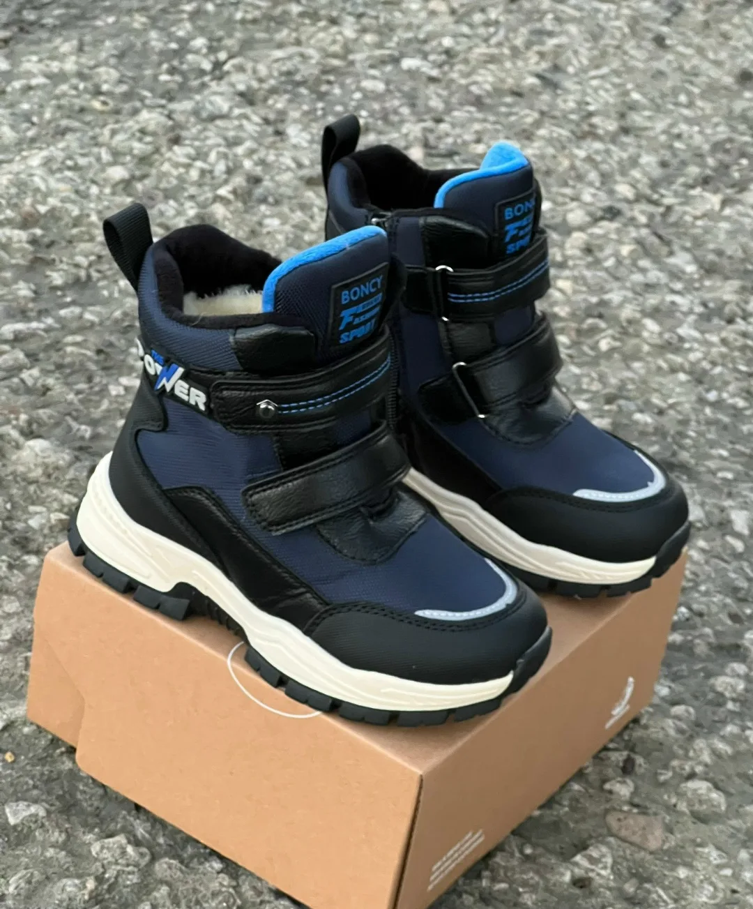 Зимние ботинки для мальчиков и девочек люкс — фото 2