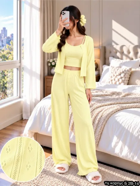 Пижама из натурального хлопка — фото 10
